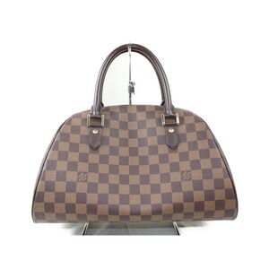 LOUIS VUITTON Rivera Damier Ebene Brown Canvas Handbag